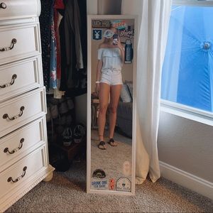 ☆ light blue off the shoulder top ☆